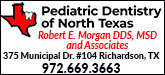 Pediatric Dentistry of North Texas Sponsorship Banner